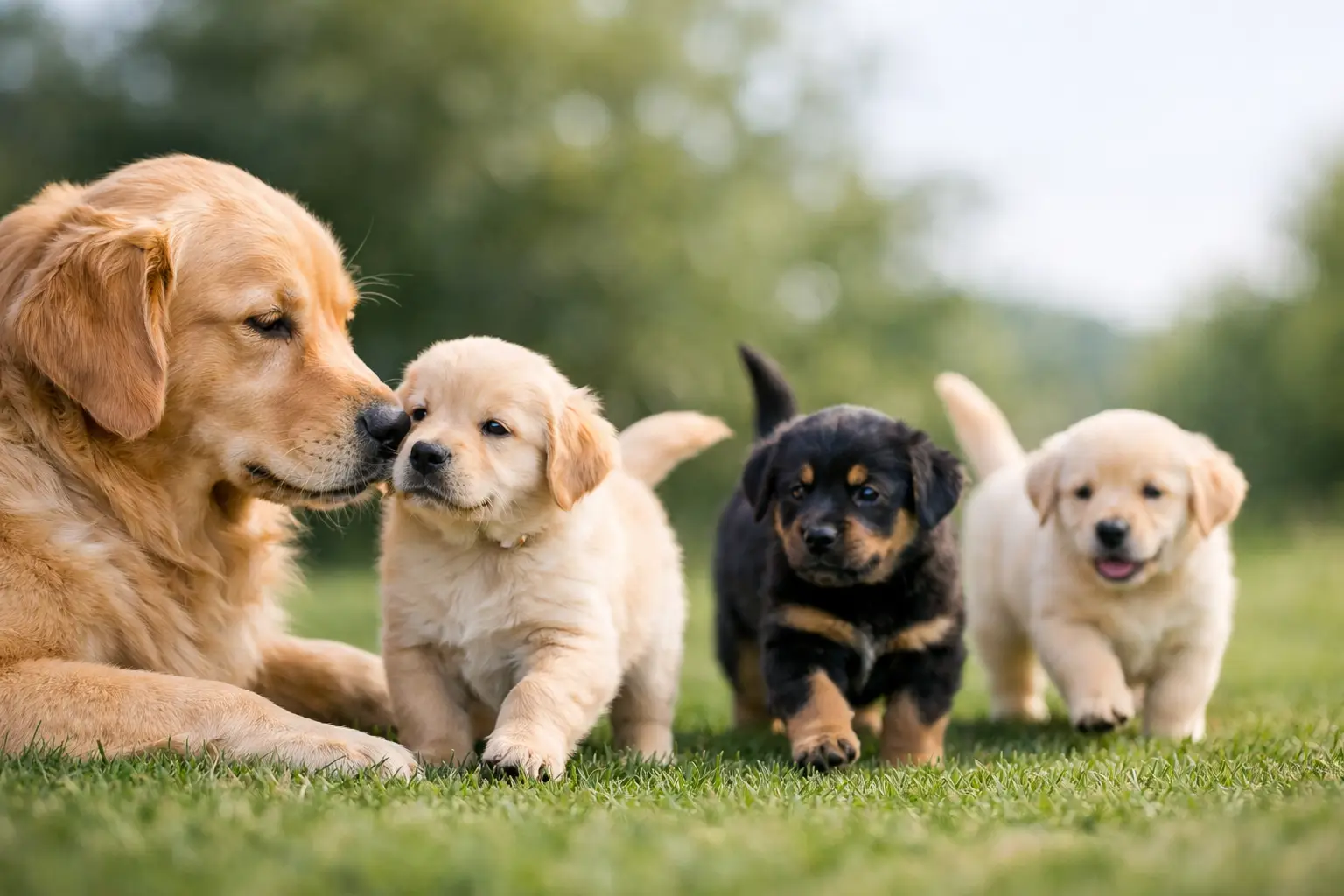 When Puppies Leave Mothers at the Right Age