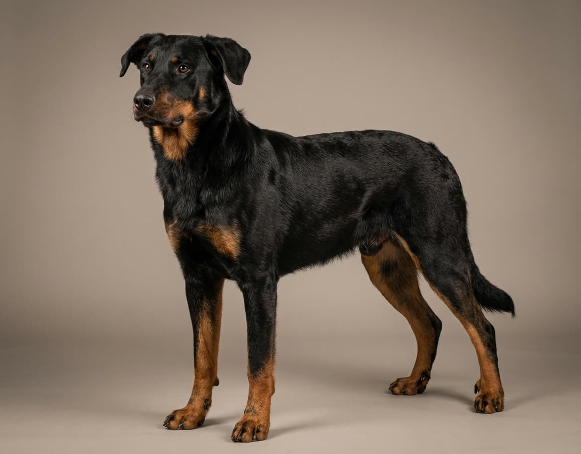 Beauceron puppy