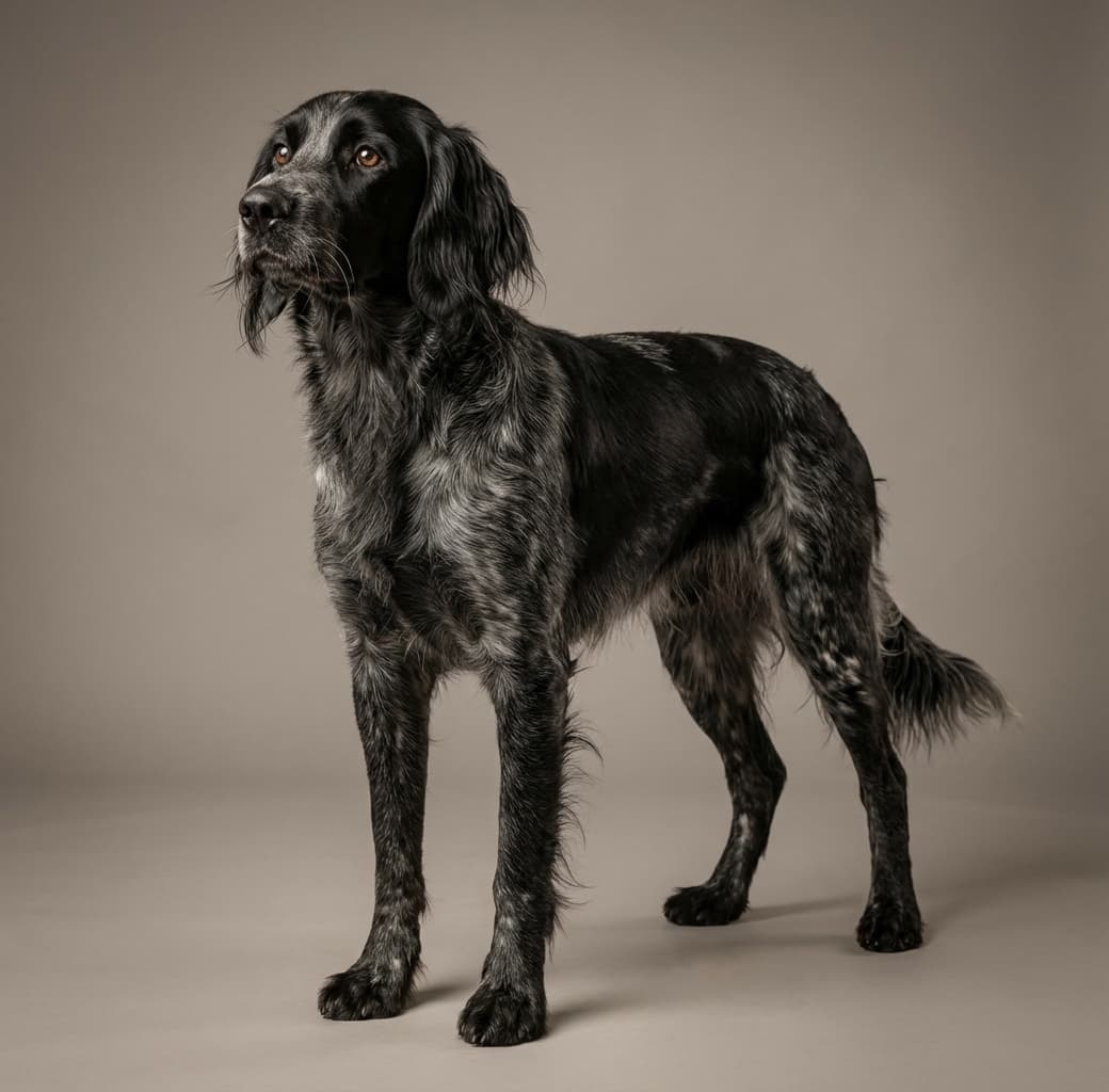 Blue Picardy Spaniel puppy